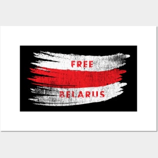 Belarusian Flag Free Belarus Posters and Art